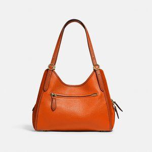 Coach Lori Shoulder Bag with center zip compartment color: Canyon Multi